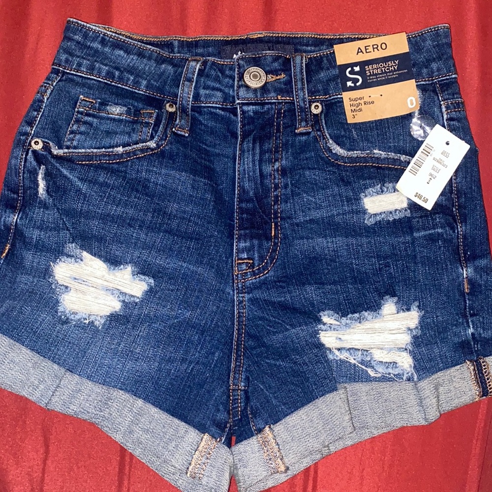 Aeropostale high rise shorts